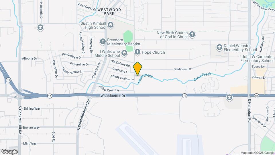 4106 Boulder Dr Map and Location Details