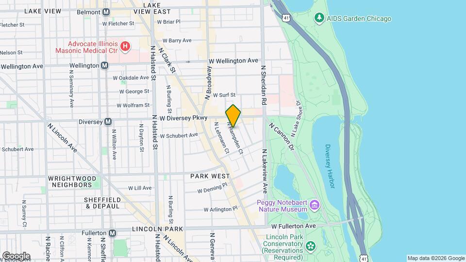2748 N Hampden Ct Map and Location Details