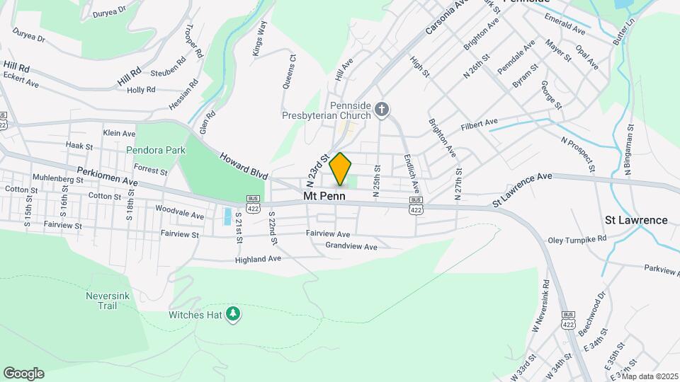 17 N 24th St Map and Location Details