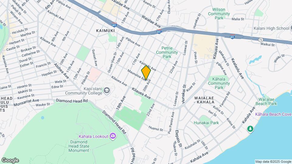 4023 Maunaloa Ave Map and Location Details