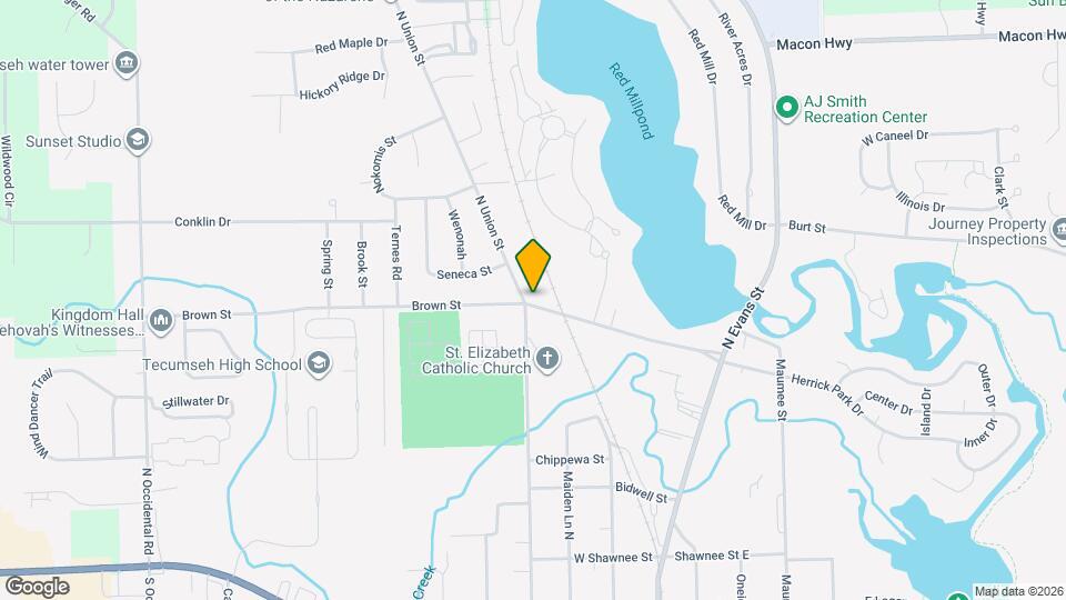 600 N Union St Mapa y Detalles de la Ubicación