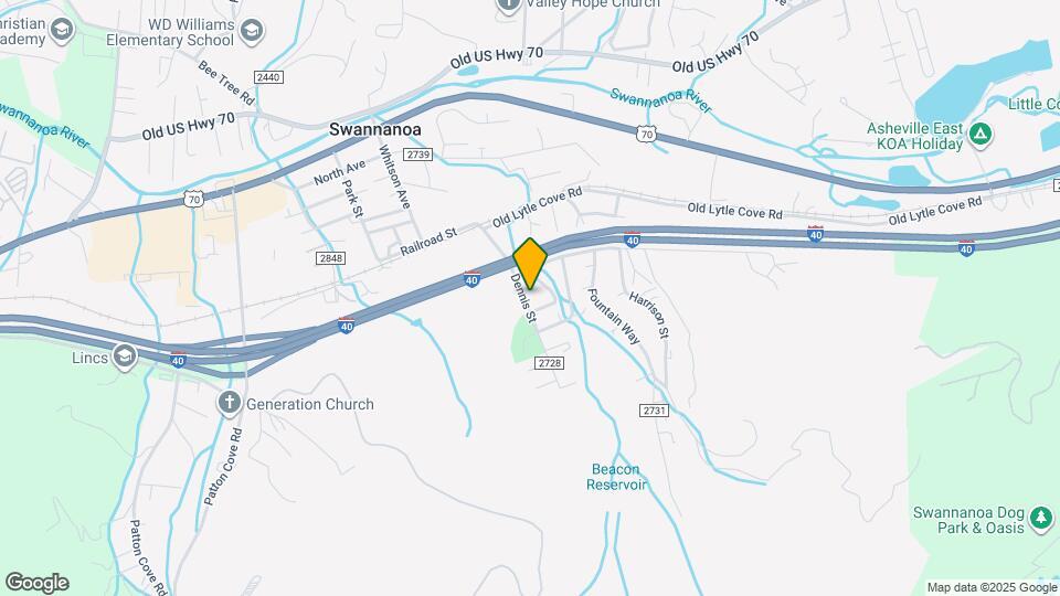 213 Dennis St Map and Location Details