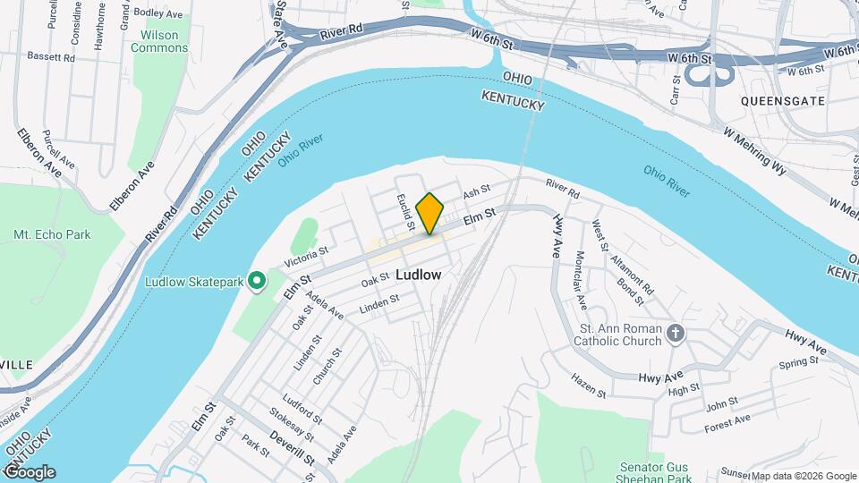 215 Elm St Map and Location Details