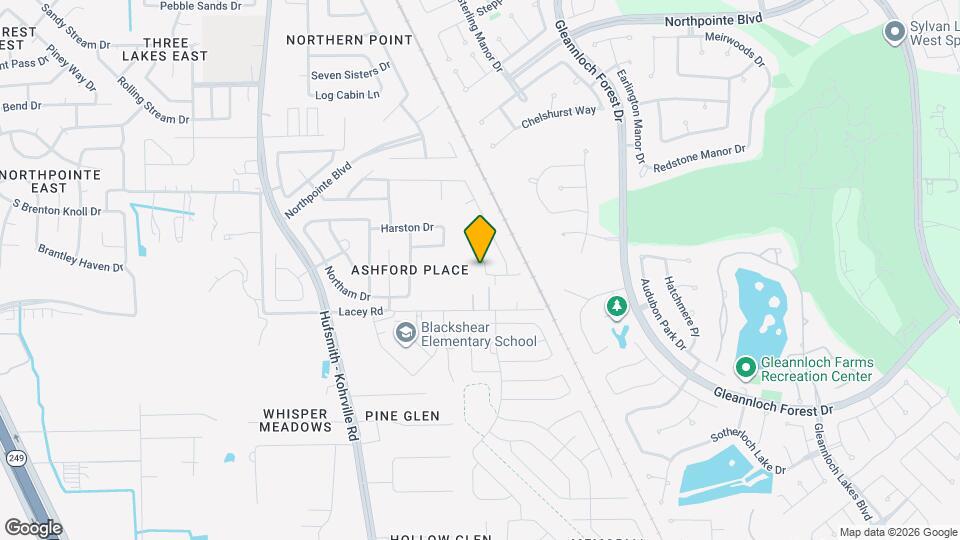 10907 Woodland Leaf Ln Mapa y Detalles de la Ubicación