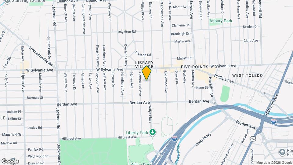 3915 Willys Pkwy Map and Location Details