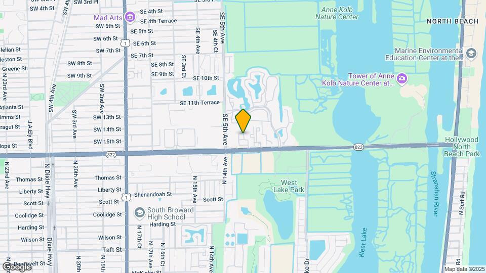 509 E Sheridan St, Unit 301 Map and Location Details