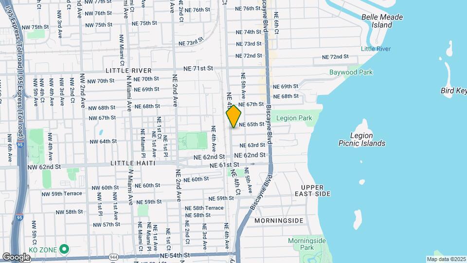 431 NE 64th St Map and Location Details