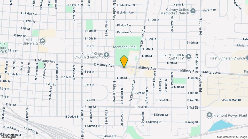 1619 E Military Ave Map and Location Details