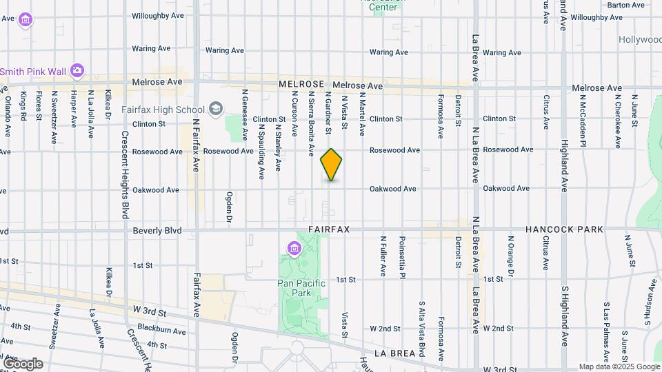 404 N Gardner St Map and Location Details