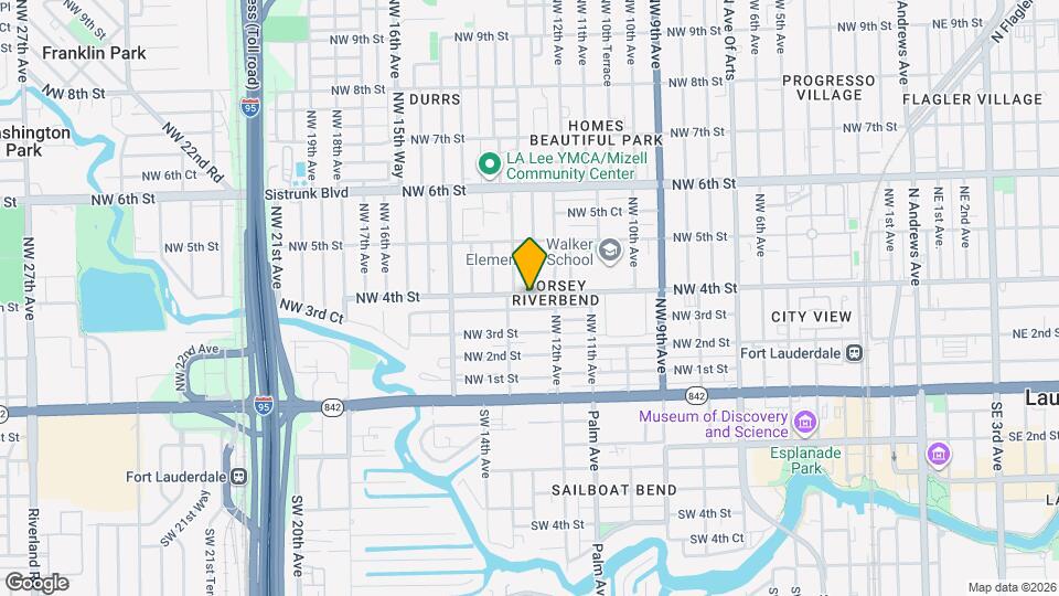 1304 NW 4th St Map and Location Details