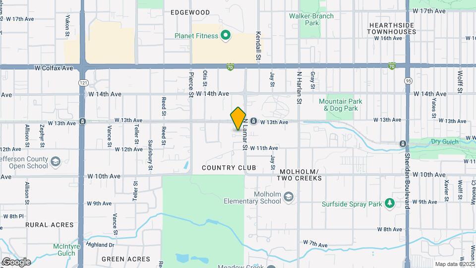 1203 N Lamar St Map and Location Details