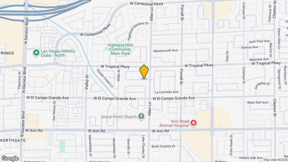 3719 Maple Creek Ave Map and Location Details