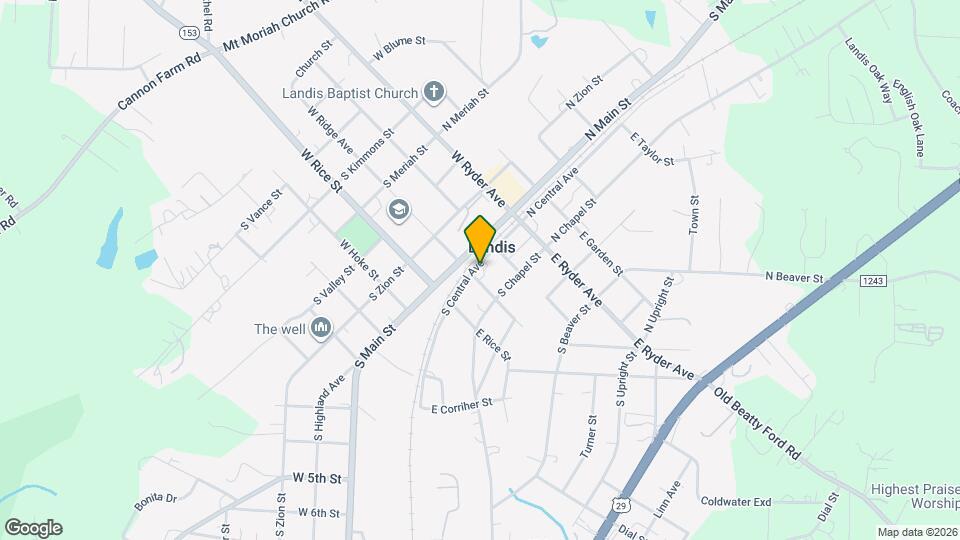 225 S Central Ave Map and Location Details