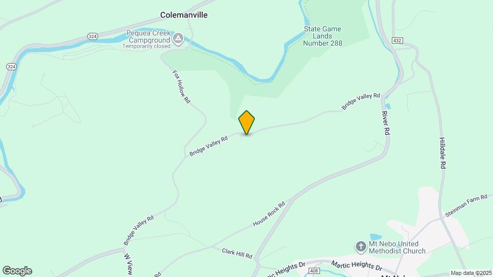 136 Bridge Valley Rd Map and Location Details