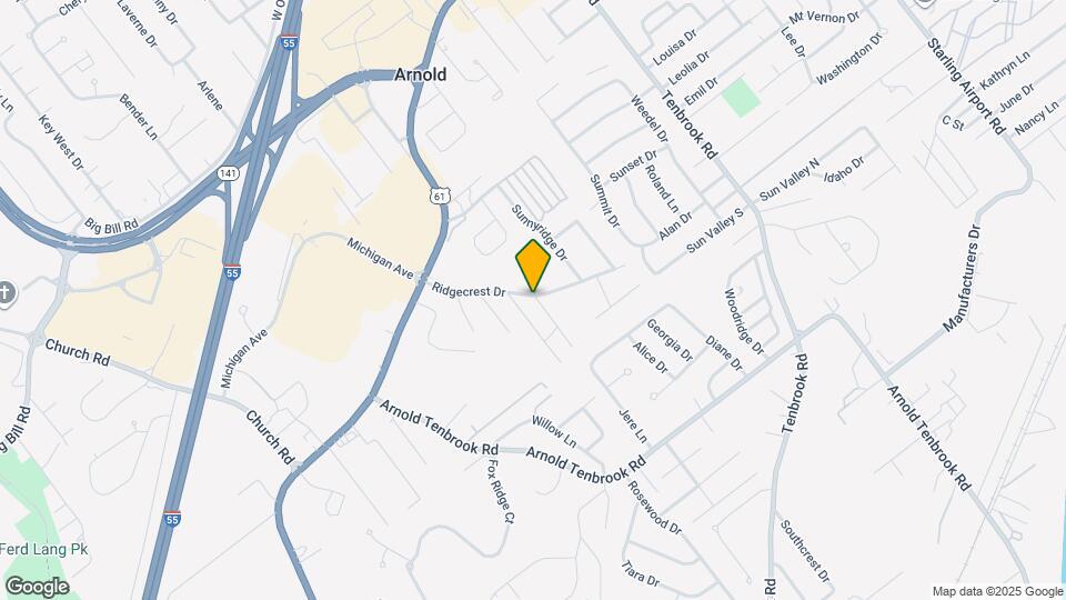 2391 Ridgecrest Dr Map and Location Details