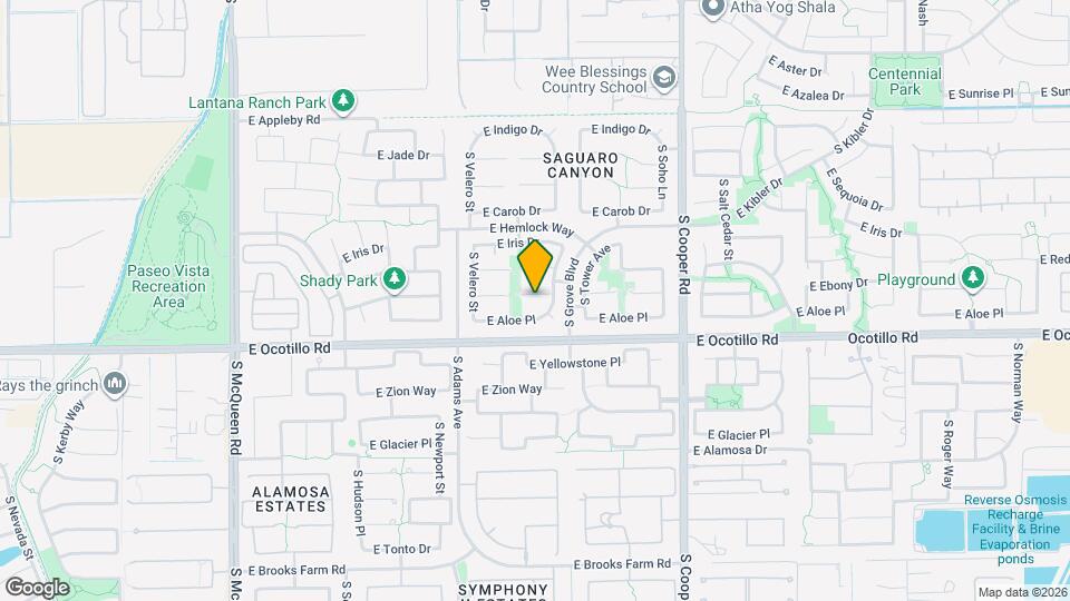 1693 E Ebony Pl Map and Location Details