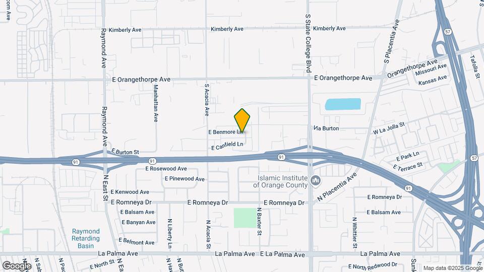 1560 E Benmore Ln Mapa y Detalles de la Ubicación