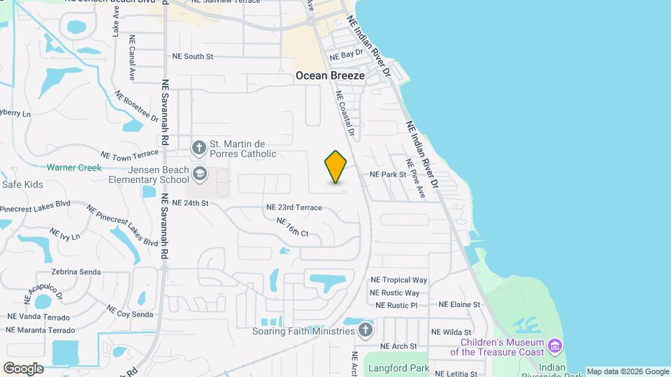 1991 NE Ocean Dunes Dr Map and Location Details