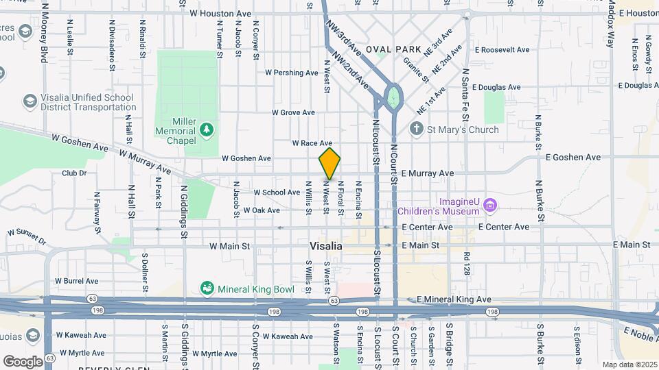 400-410 N West St Map and Location Details