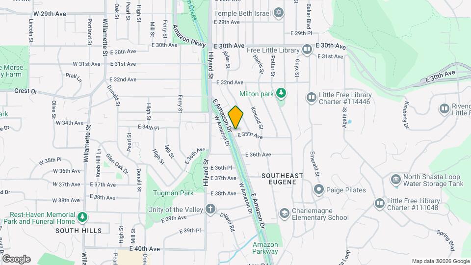 825 E 35th Ave Map and Location Details