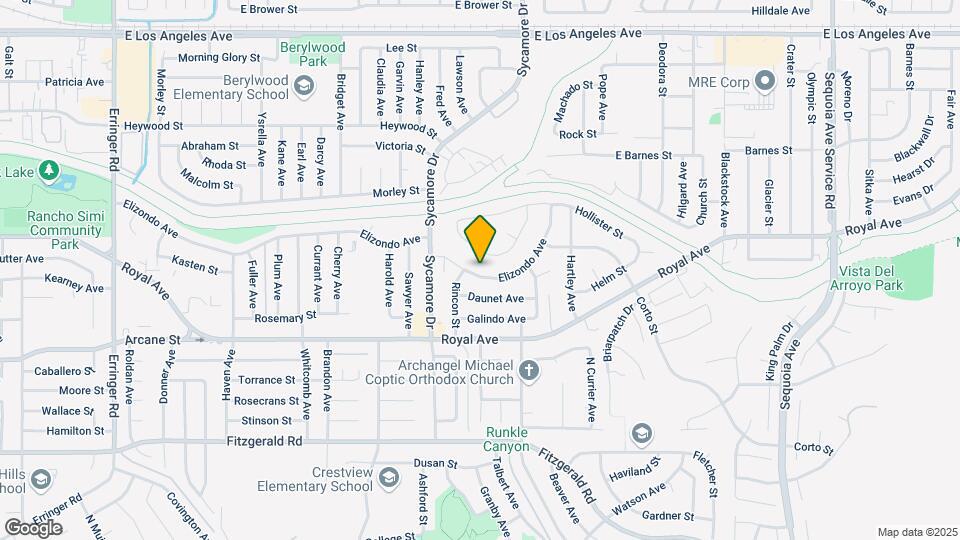 2615 Elizondo Ave, Unit Guest House Map and Location Details