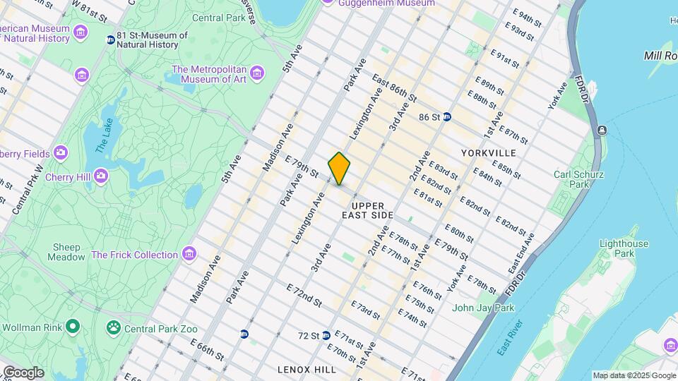 170 E 79th St Map and Location Details