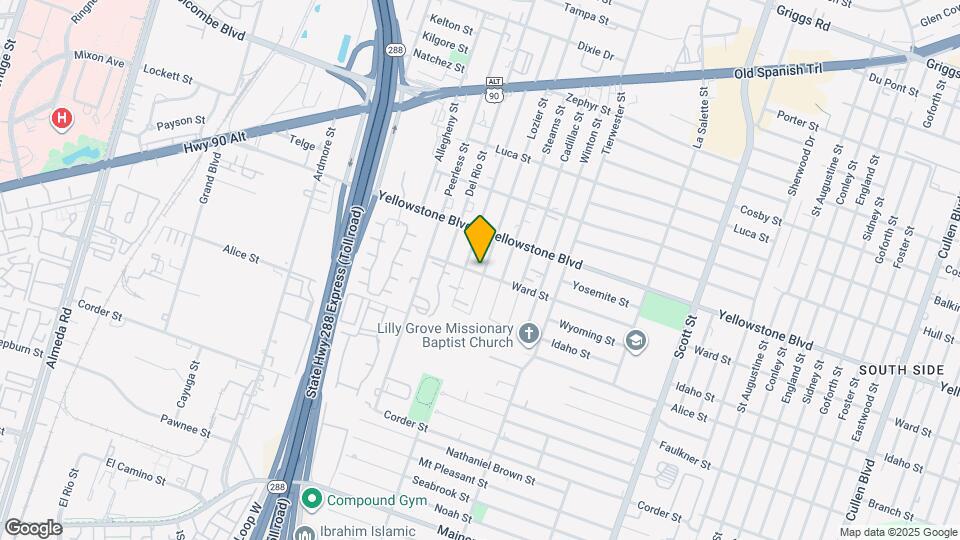 6936 Lozier St Map and Location Details