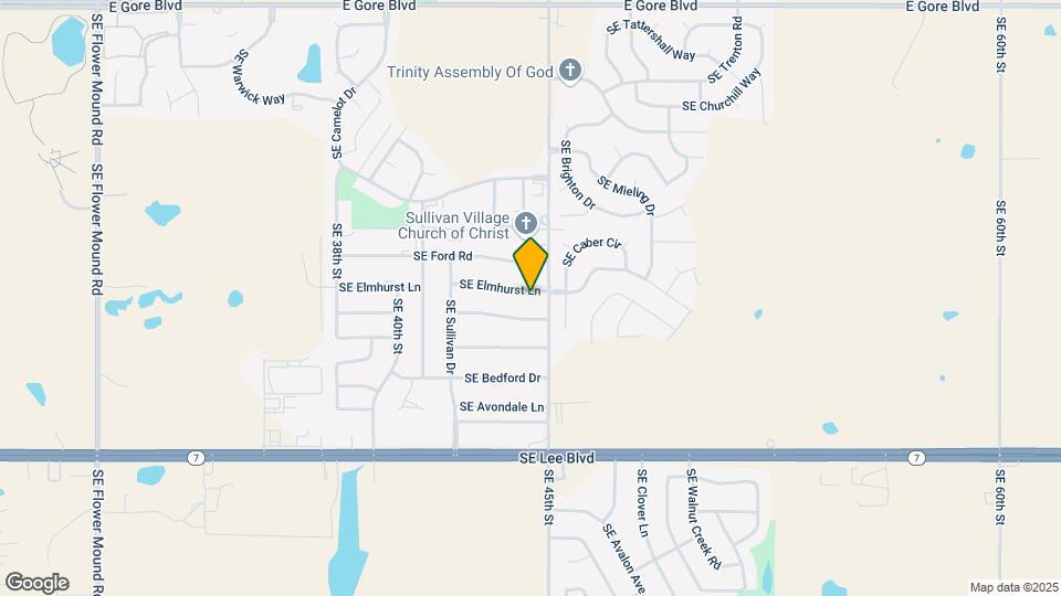 4225 SE Elmhurst Ln Map and Location Details