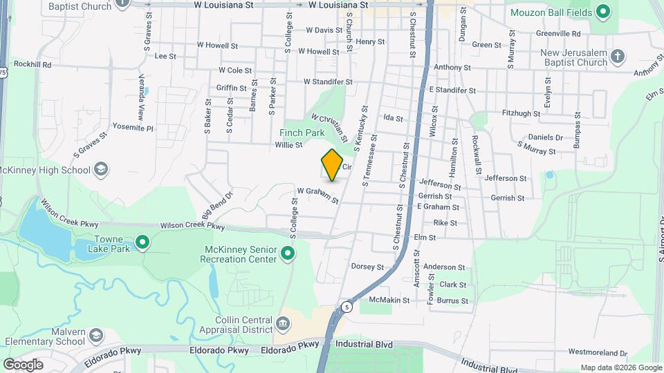 1106 Lockridge Map and Location Details