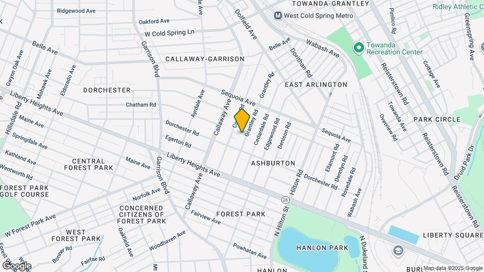 3508 Grantley Rd Map and Location Details