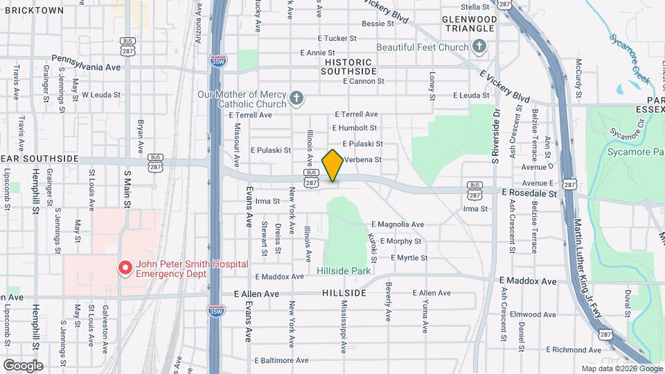 1115 E Oleander St Mapa y Detalles de la Ubicación