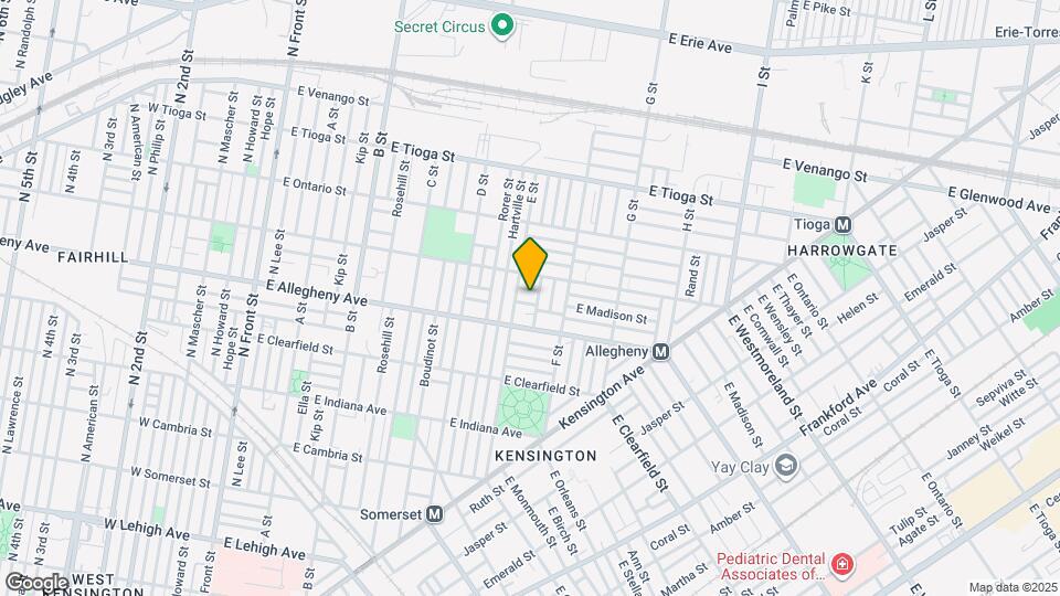 617 E Hilton St Map and Location Details