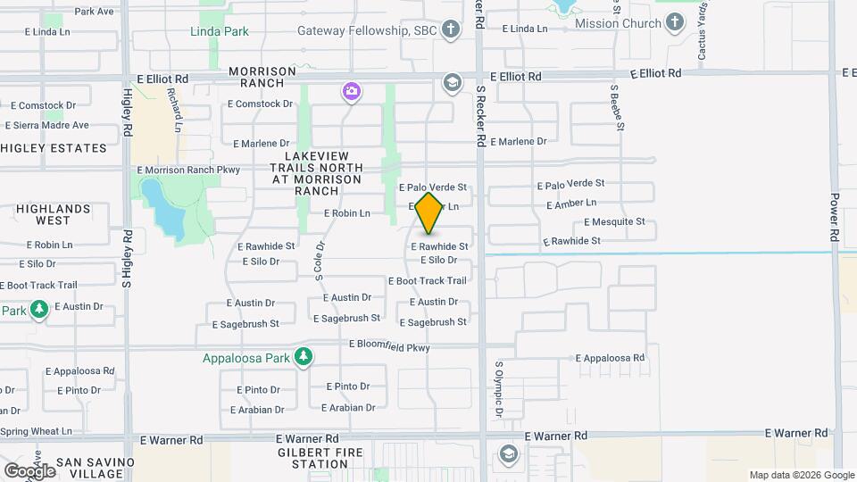 3886 E Rawhide St Map and Location Details