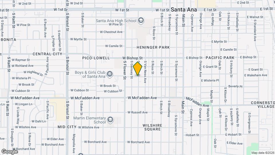 710 W Highland St Map and Location Details