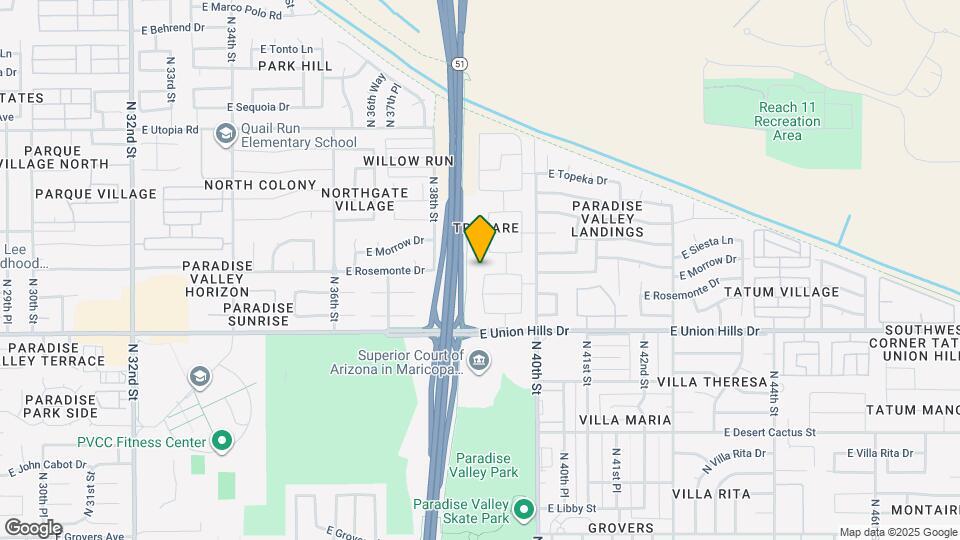 3902 E Rosemonte Dr Map and Location Details