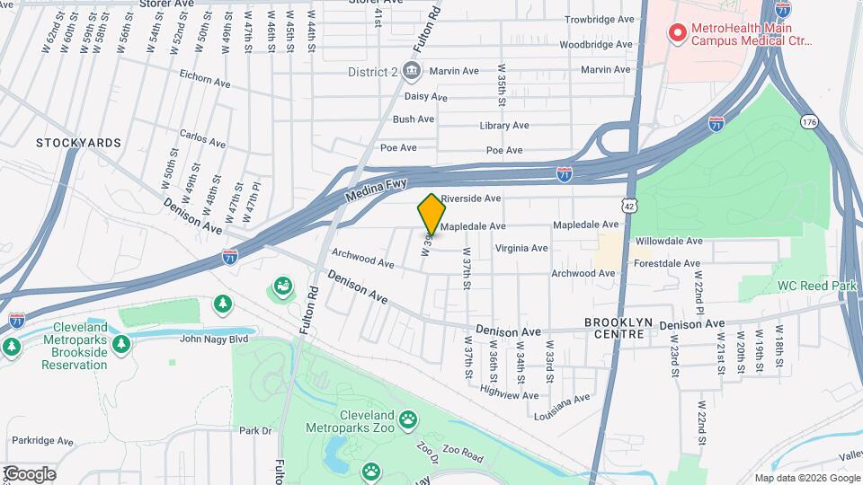 3715 W 39th St Map and Location Details
