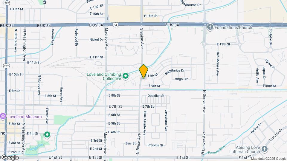 988 N Boise Ave Mapa y Detalles de la Ubicación