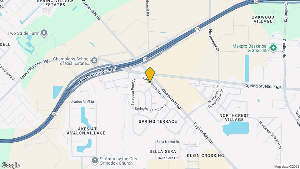 21907 Cascade Hollow Ln Map and Location Details