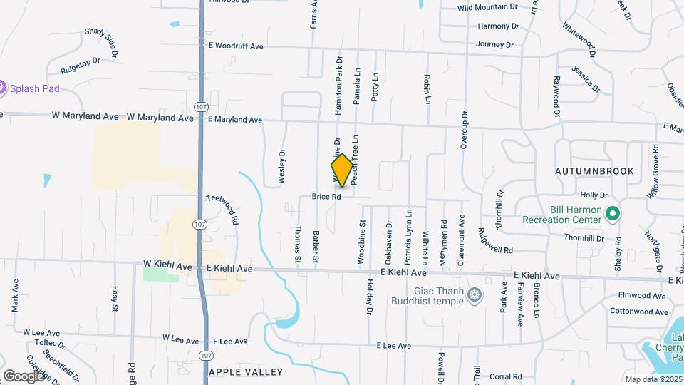 9000 Woodbine Dr Map and Location Details