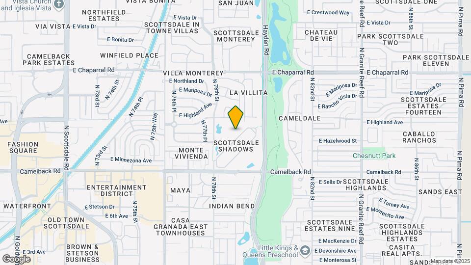 7870 E Camelback Rd Map and Location Details