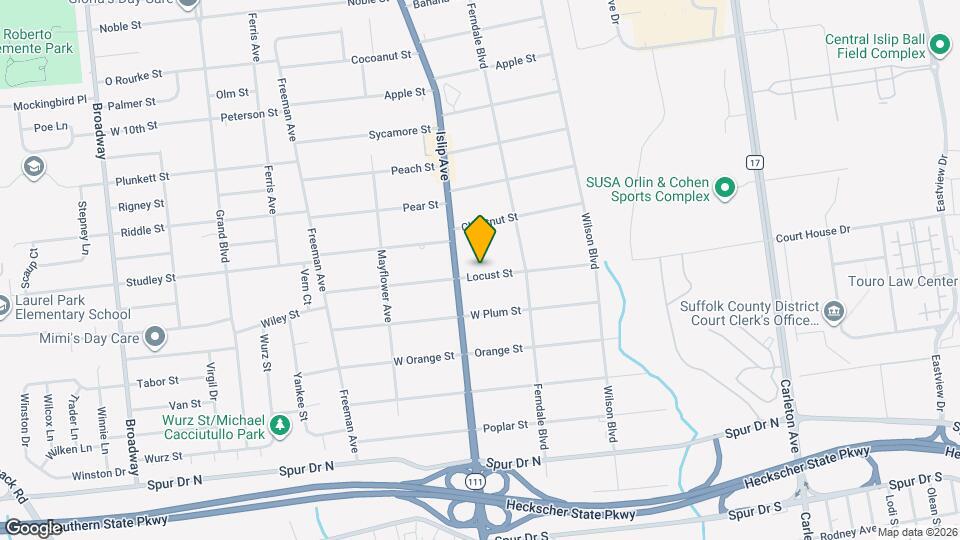 383 Locust St Map and Location Details