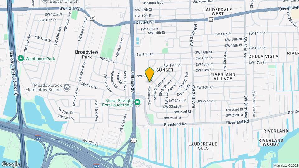 1941 SW 38th Ave Map and Location Details