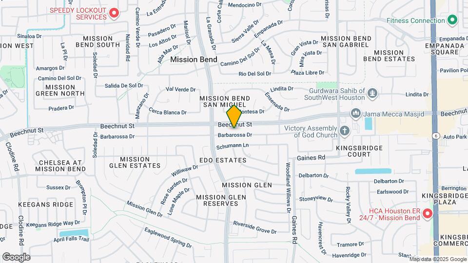 15626 Barbarossa Dr Map and Location Details