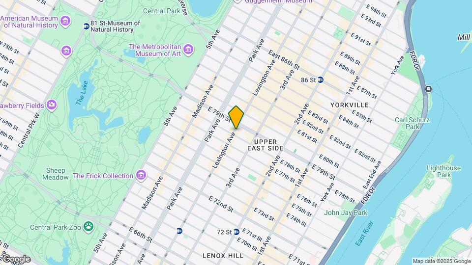 Lexington Avenue Map and Location Details