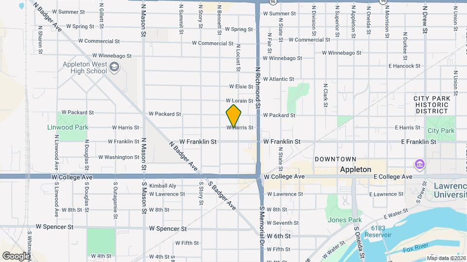 805 W Harris St Mapa y Detalles de la Ubicación