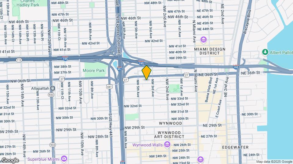 345 NW 35th St Map and Location Details