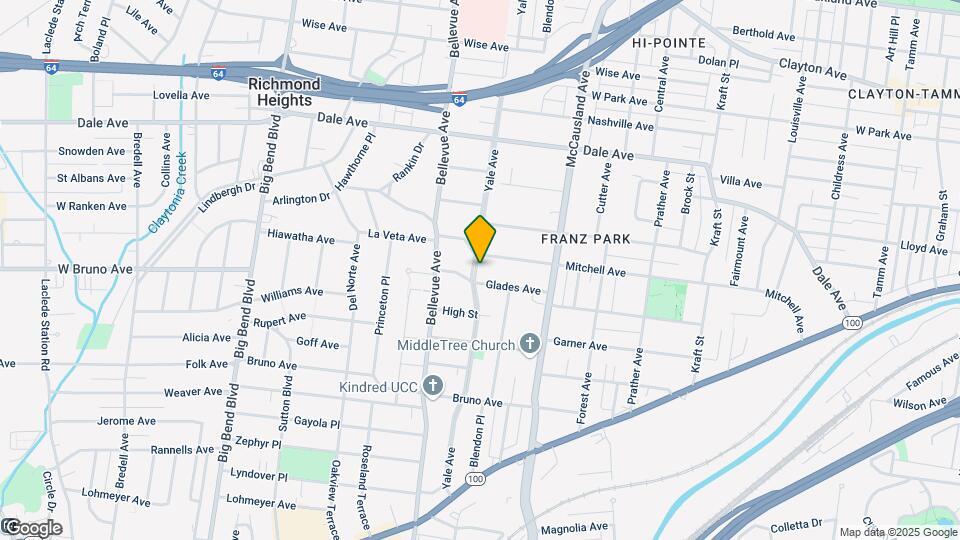 1716-1718 Yale Ave Mapa y Detalles de la Ubicación