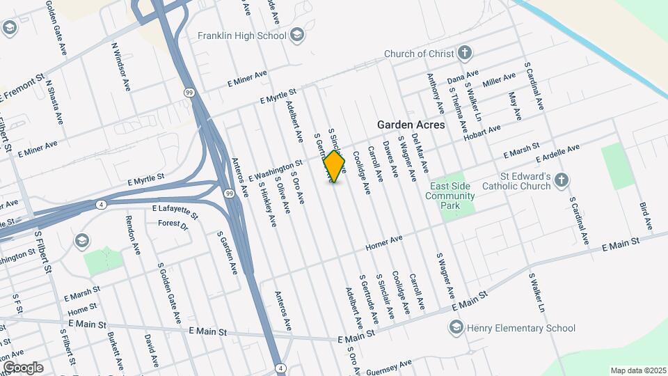 316 S Gertrude Ave Map and Location Details