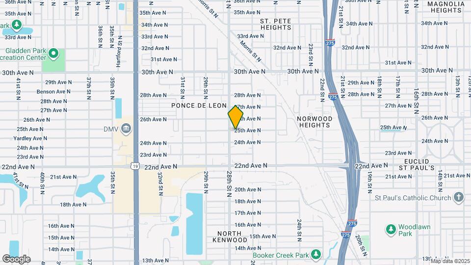 2726 25th Ave N Map and Location Details