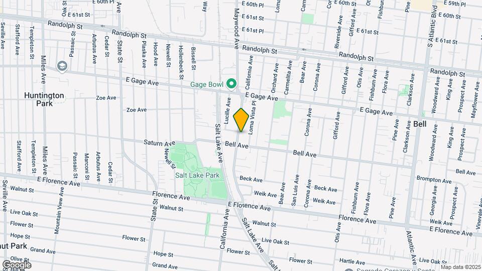 6702 California Ave Map and Location Details
